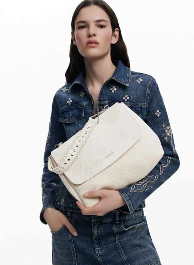DESIGUAL Medium Faux Leather Convertible Bag