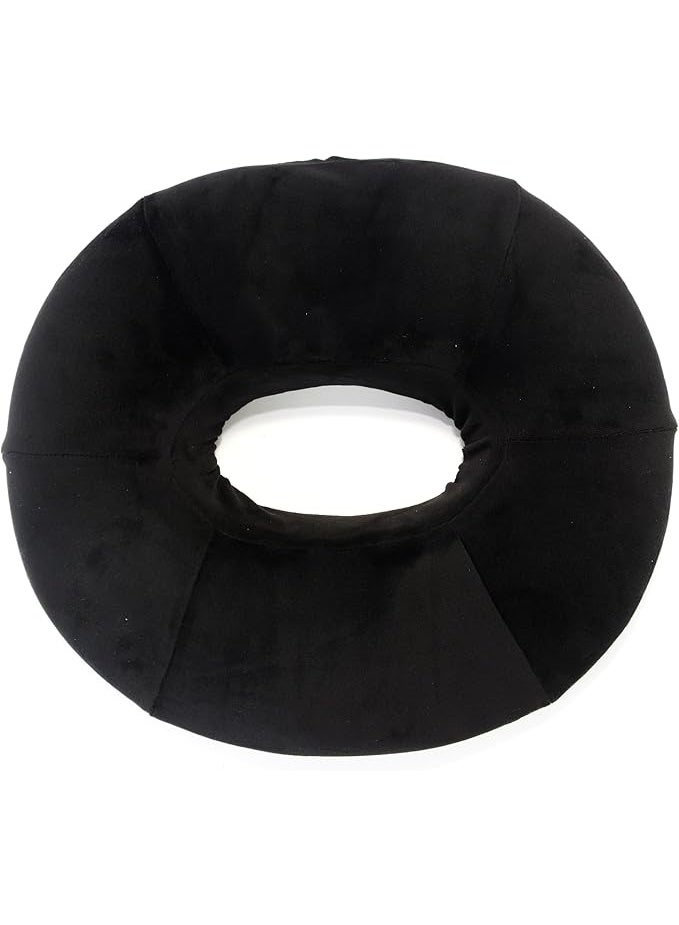 مخدة دونات ميموري فوم لدعم آلام العصعص والظهر والبواسير وما بعد الولادة – مريحة للاستخدام اليومي وكراسي المكتب - Image 3