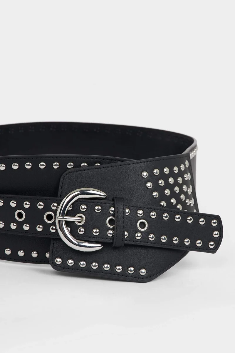 Defacto  Woman Oval Buckle Faux Leather for Women | Best Price UAE