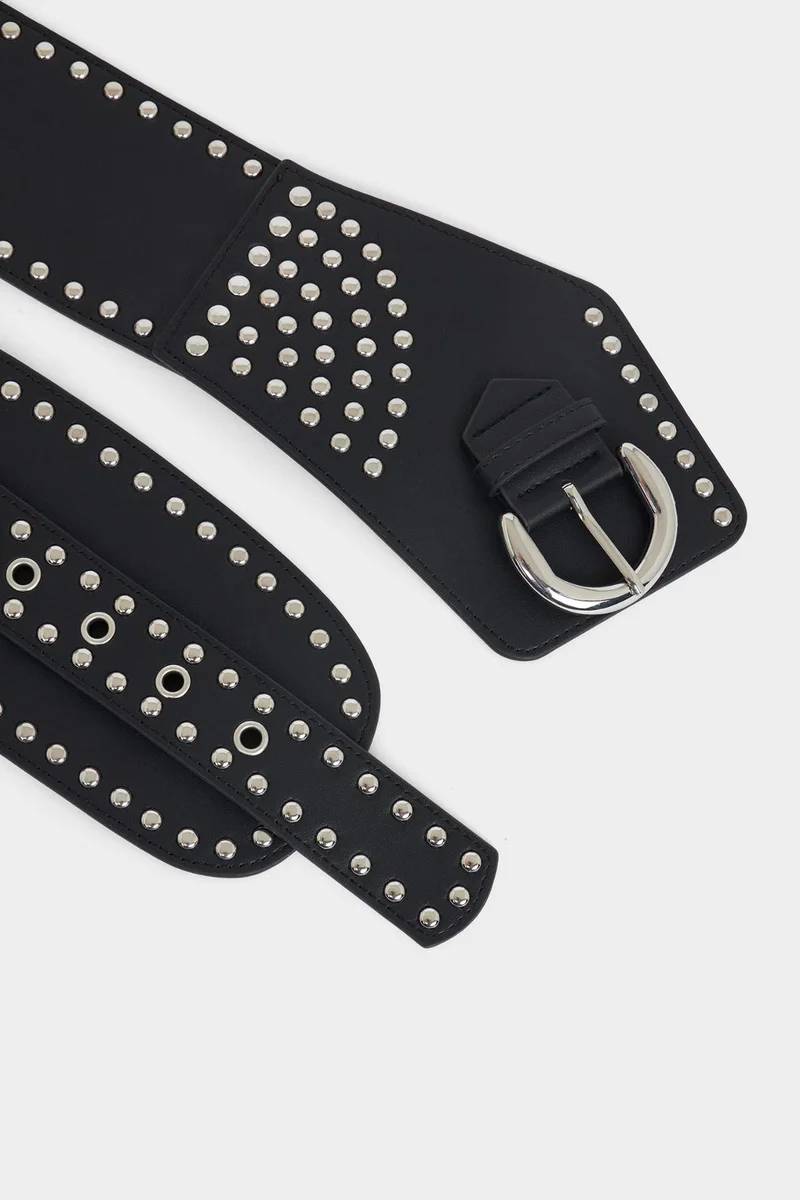 Defacto  Woman Oval Buckle Faux Leather for Women | Best Price UAE