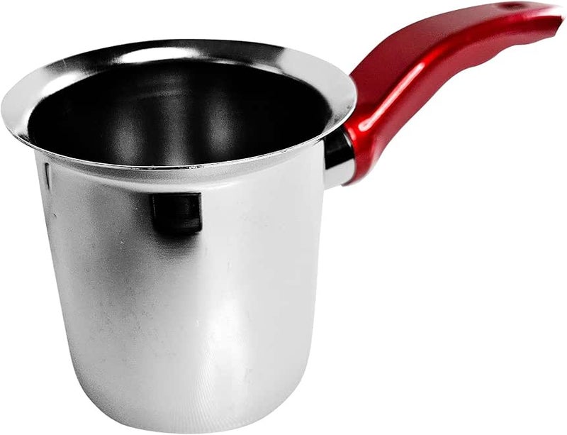 Smile House - Stainless Steel Boiler Pot - Red Handle (Size 2-600ml)