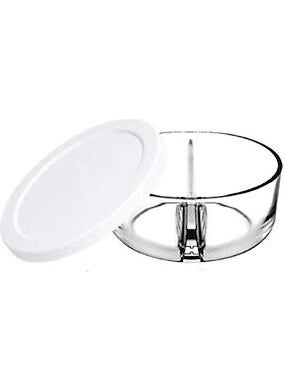 Paşabahçe - Polar Glass Storage Container with Partitions, Set of 3 - Image 1