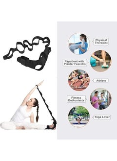 Happy Home Yoga Leg Stretching Strap with Adjustable Loops  - Image 4