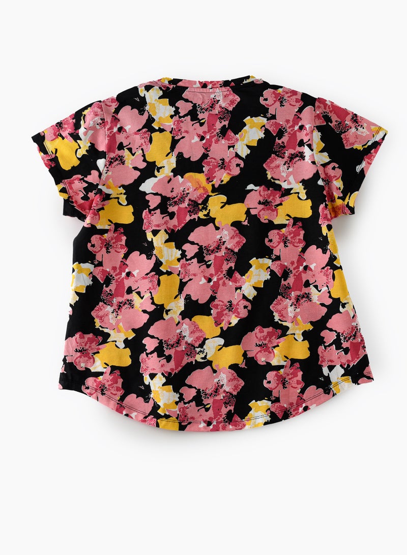 Lacy Dreams AOP KNIT TOP - Image 2