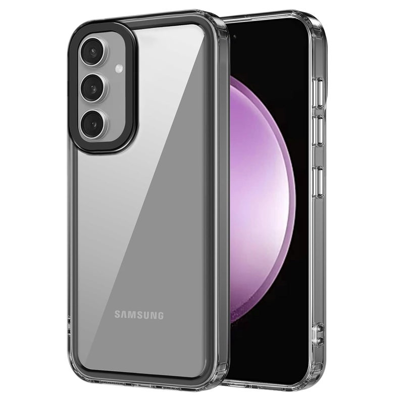 ZAPCASE Back Case Cover for Samsung Galaxy S24 5G | Compatible for Samsung Galaxy S24 5G Back Cover | Case Cover with Camera Protection | (TPU + PC | Translucent Black) - Image 1