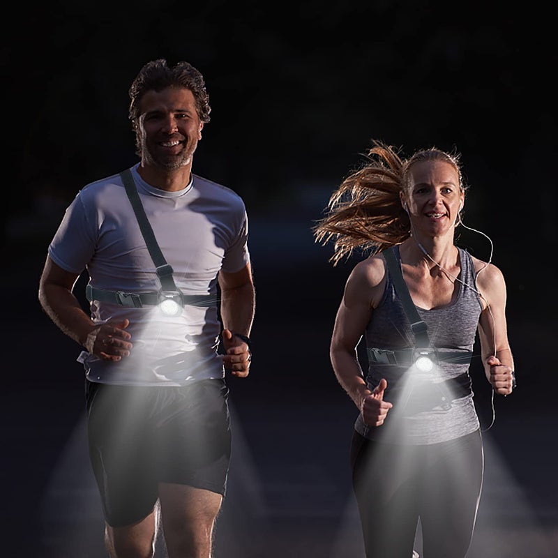 Suptig Outdoor Night Running Lights for Running Camping Hiking Jogging Outdoor Adventure- Hands-Free, Bright and Water-Resistant - Image 4