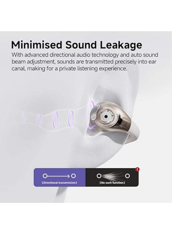 Wireless open-ear Bluetooth headphones with a clip - Image 4