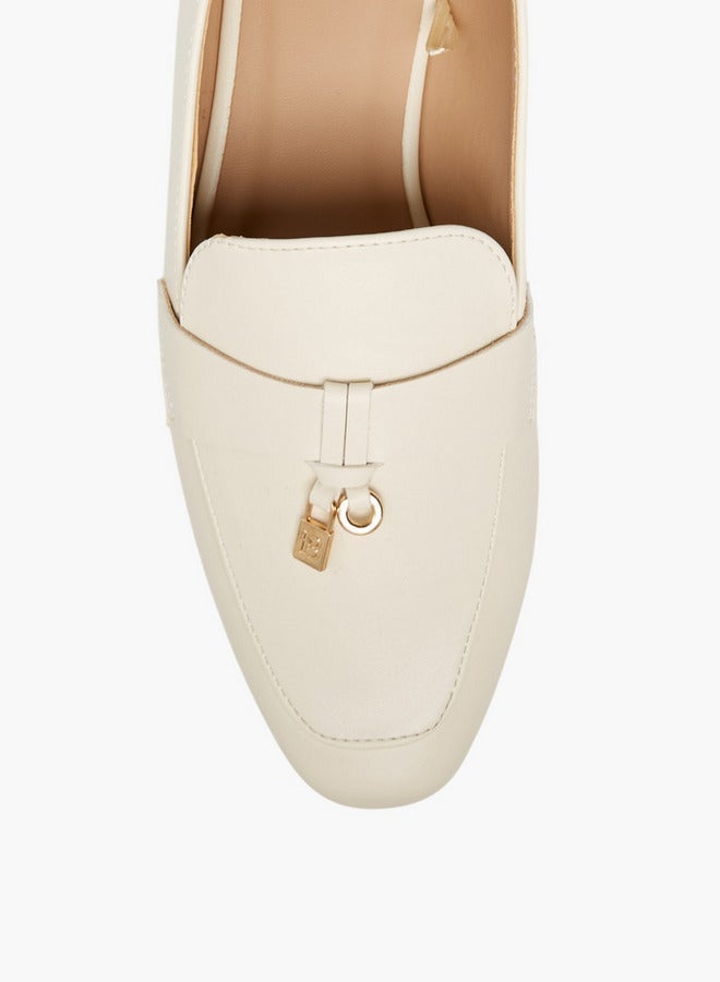 Flora Bella By Shoexpress Metal Accent Slip-On Loafers - Image 4