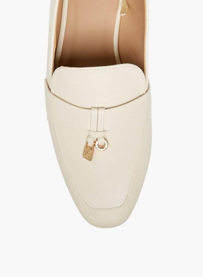 Flora Bella By Shoexpress Metal Accent Slip-On Loafers - Image 4