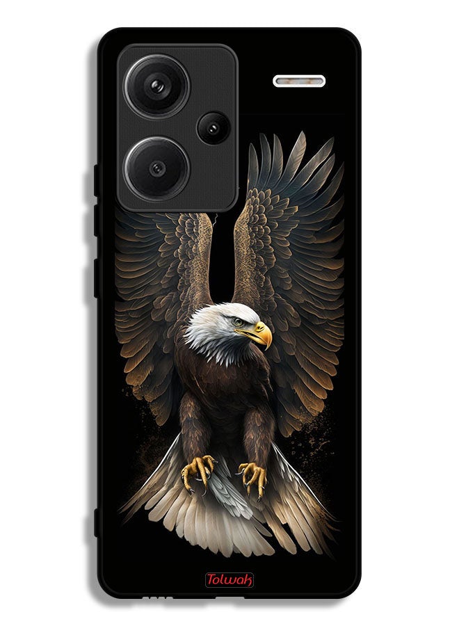 Tolwak Xiaomi Redmi Note 13 Pro Plus Protective Case Cover Eagle Spread Wings - Image 1