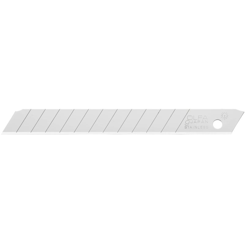 OLFA 9282 AB-50S 9mm Stainless Steel Snap-Off Blade, 50-Pack - Image 1