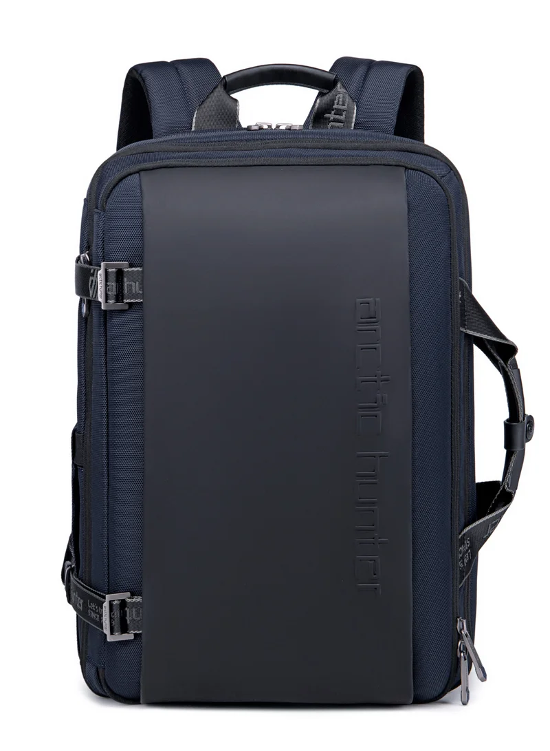 أركتيك هانتر Travel Backpack with Expandable Pocket 30L Backpack Built in Convertible Handbag for 17-inch Laptop 4 Level Water-resistant Anti-theft Laptop Backpack for Office Travel B00540 Blue