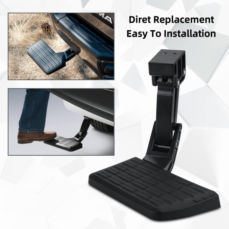 Tomanic PT392-35100 Rear Bumper Step Compatible with Toyota 12-22 Tacoma (2012 2013 2014 2015 2016 2017 2018 2019 2020 2021 2022) Retractable Truck Bed Step - Image 4