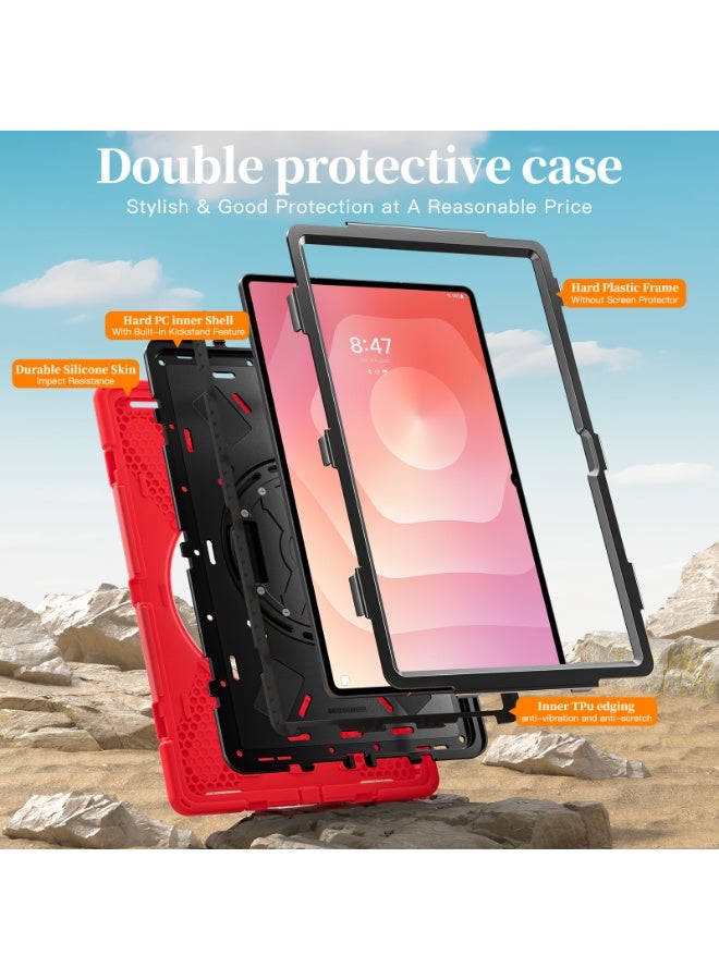 general Case for Samsung Galaxy Tab S11 Ultra 2025, Shockproof Case with 360 Degree Rotatable Kickstand and Hand/Pen Holder Strap for Galaxy Tab S11 Ultra Cover - Image 2