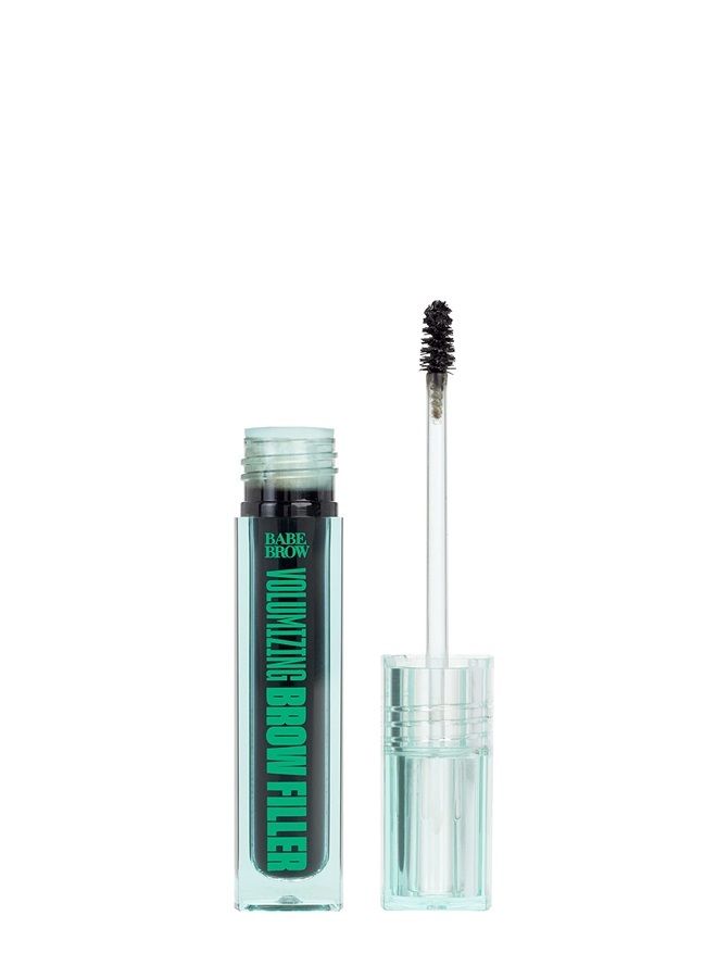 Babe Original Babe Brow Volumizing Eyebrow Filler - Tinted Brow Gel with Peptides & Biotin, Fuller, Thicker Brows, Smudge Resistant Brow Mascara, Black