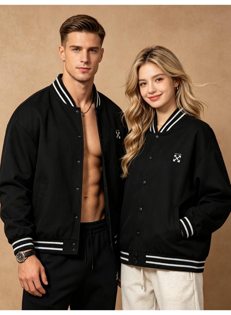 أوف-وايت OFF-WHITE baseball uniform jacket for men and women - Image 1