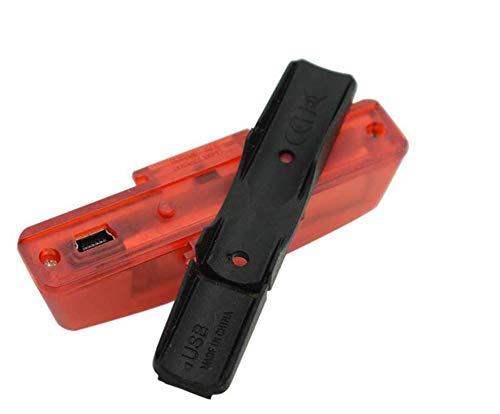 FASTPED 6 Modes Safety Warning Bicycle LED Tail Rear Light USB Rechargeable Bike Light LED Safety Warning Lamp (Red) - Image 3