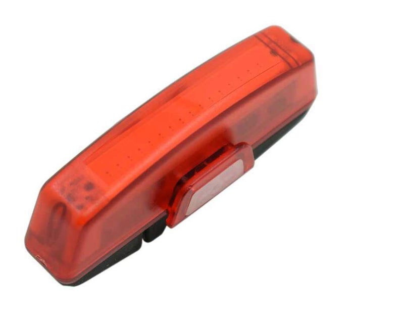 FASTPED 6 Modes Safety Warning Bicycle LED Tail Rear Light USB Rechargeable Bike Light LED Safety Warning Lamp (Red) - Image 1