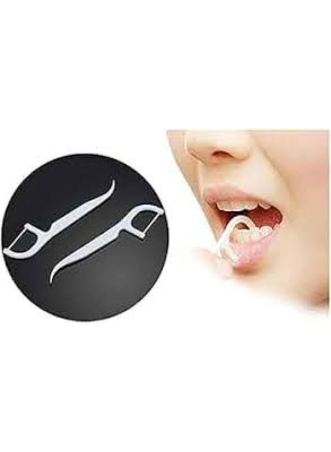 Luxe Plastic Dental Floss Pick, Rectangular Shape, 30 pieces (2Pc) - Image 3