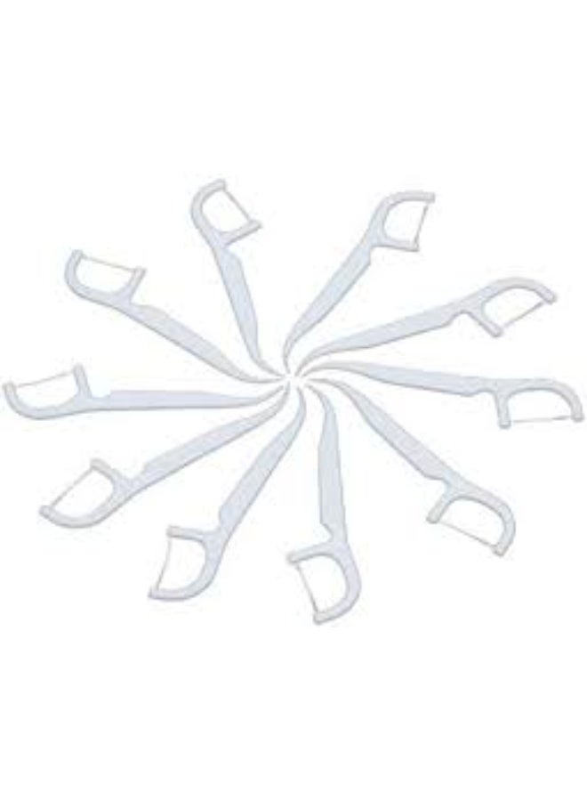 Luxe Plastic Dental Floss Pick, Rectangular Shape, 30 pieces (2Pc) - Image 2