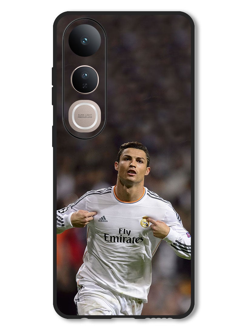 Theodor Case Compatible with Vivo V50 Lite Protection Shockproof Bumper Cover Cristiano Ronaldo (3) - Image 1