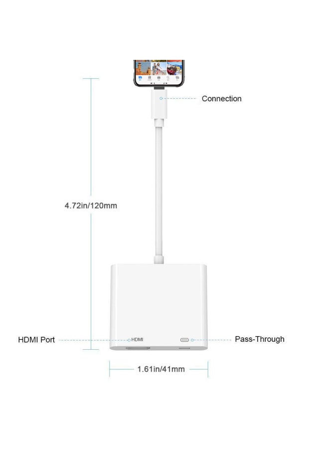 أكينو جهاز نقل الشاشة عبر HDMI - توصيل سلكي للهاتف المحمول لعرض الشاشة الكبيرة على التلفزيون بدون تأخير ودقة عالية في نقل الصورة - Image 4