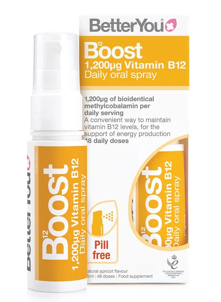 بيتر يو بخاخ فيتامين B12 الفموي من Boost Daily Vitamins – 25 مل. - Image 1