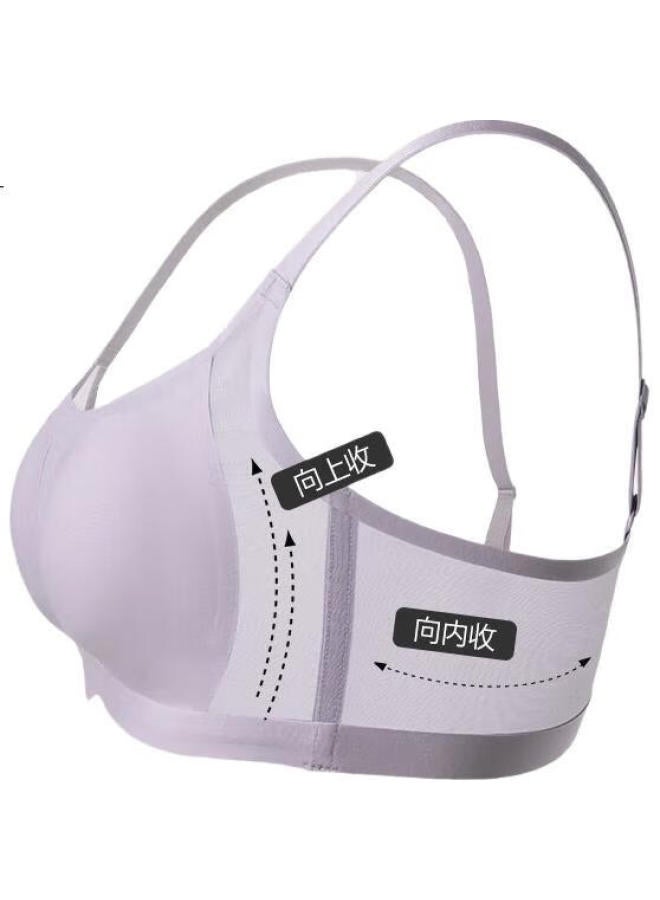 AIMER [Dong Jie Same Style] Oxygen Patched Innerwear Women'S Spring And Summer Thin Cup Wireless Breathable Bra 75B - Image 2