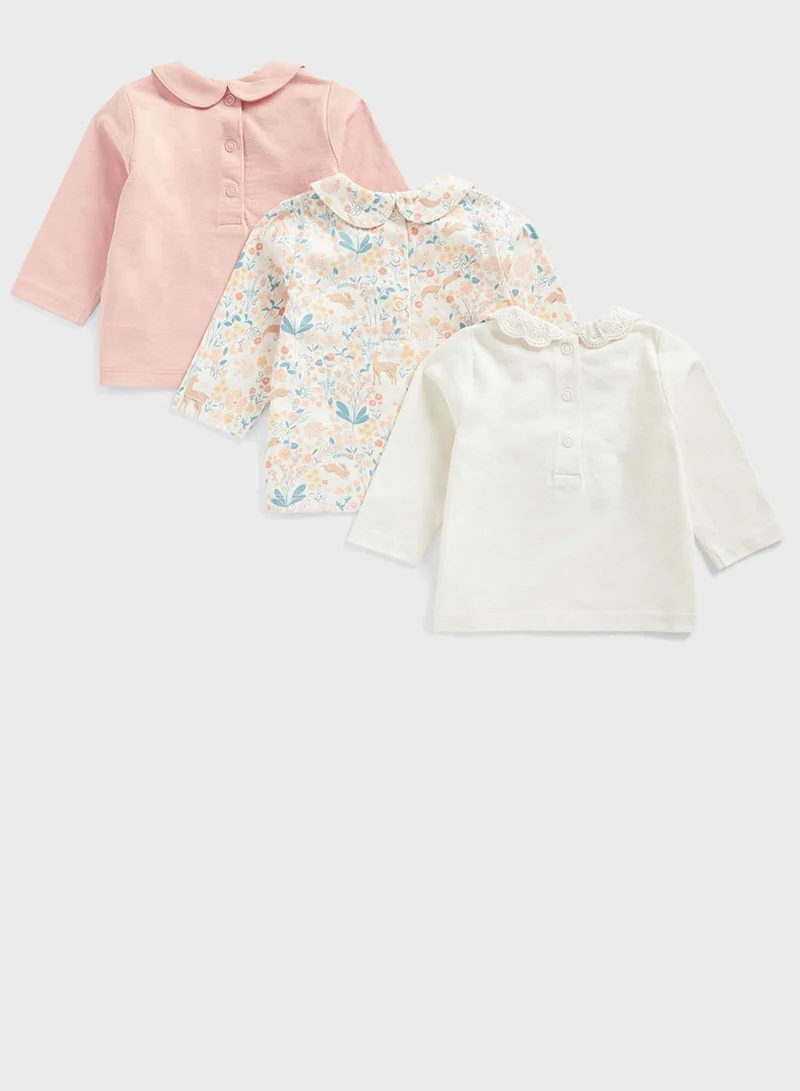 mothercare Infant 3 Pack Assorted Top