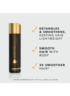 Sebastian Sebastian Dark Oil Lightweight Conditioner Infused with Jojoba Oil and Argan Oil, 8.4 oz  - Image 3