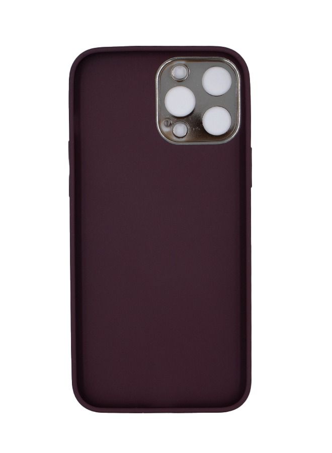 My Choice Protective Kickstand Holder Case Cover for Apple iPhone 13 Pro Max- Wine Red/Gold - Image 2
