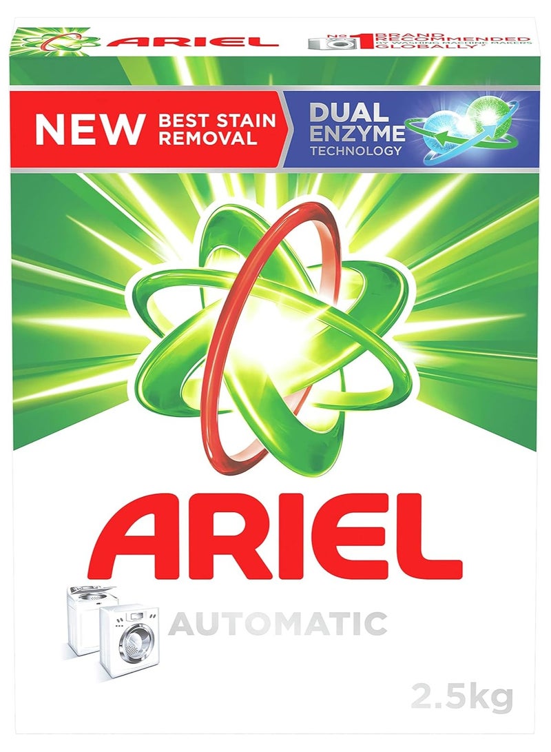 اريال مسحوق غسيل اريال للغسالات الأوتوماتيكية بالرائحة الأصلية، 2.5 كجم - Image 1