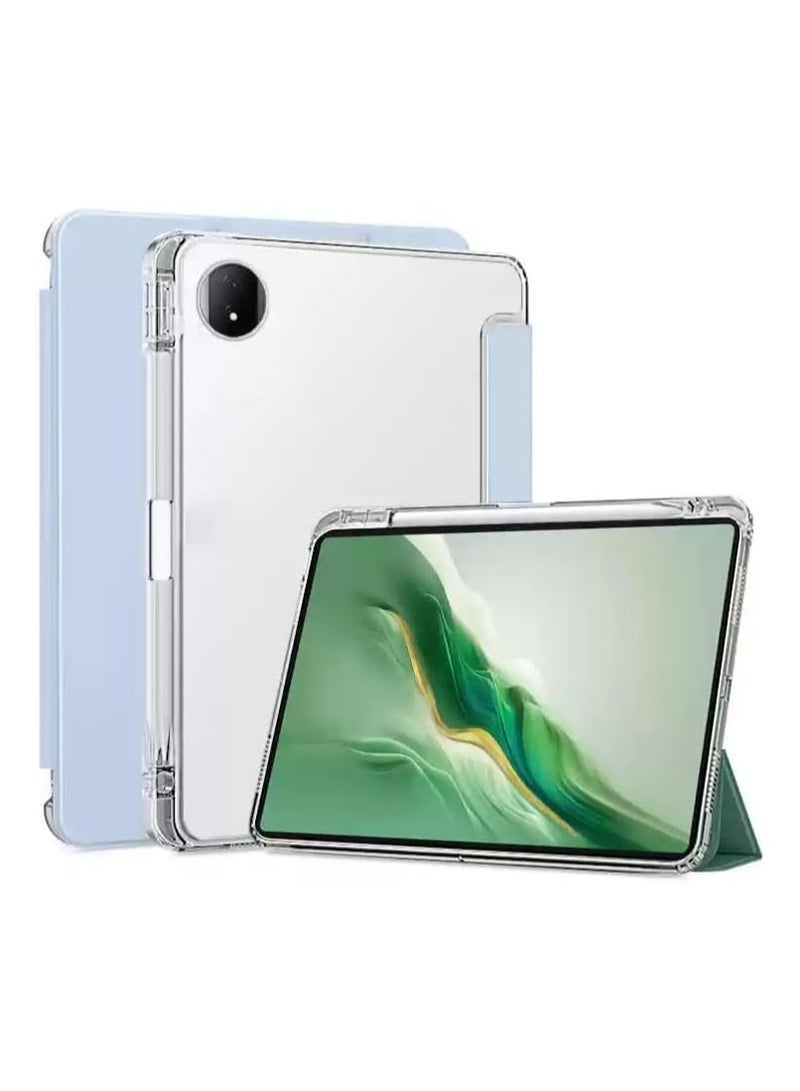 عام حقيبة ثلاثية الطي متوافقة مع جهاز Honor MagicPad 2 2024 (بحجم 12.3 بوصة) من سلسلة Unid، مع دعم للقلم ووظيفة النوم التلقائي والاستيقاظ لجهاز Magic Pad 2 بحجم 12.3 بوصة. - Image 1