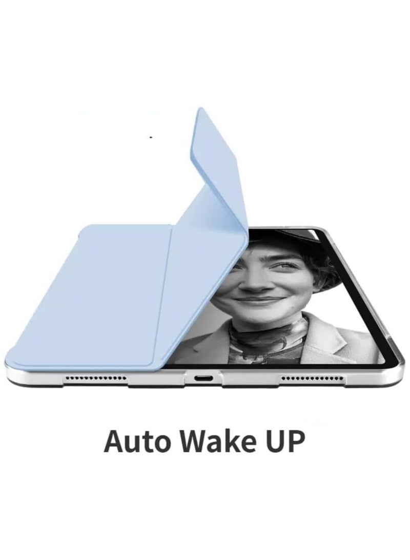 عام حقيبة ثلاثية الطي متوافقة مع جهاز Honor MagicPad 2 2024 (بحجم 12.3 بوصة) من سلسلة Unid، مع دعم للقلم ووظيفة النوم التلقائي والاستيقاظ لجهاز Magic Pad 2 بحجم 12.3 بوصة. - Image 3