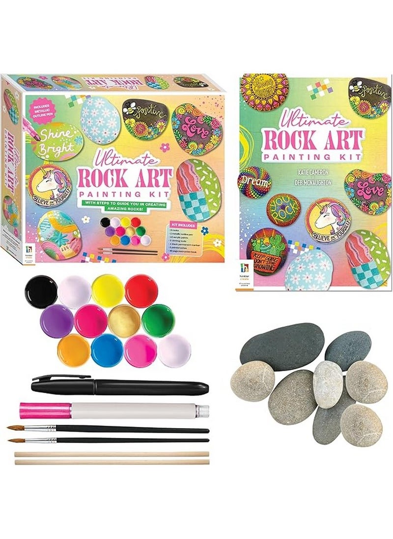 Hinkler Ultimate Rock Art Painting Kit – DIY Craft Set for Kids with Rocks, Paints, Brushes, and Creative Art Tools for Rock Painting, Custom Designs, & Décor - Image 4