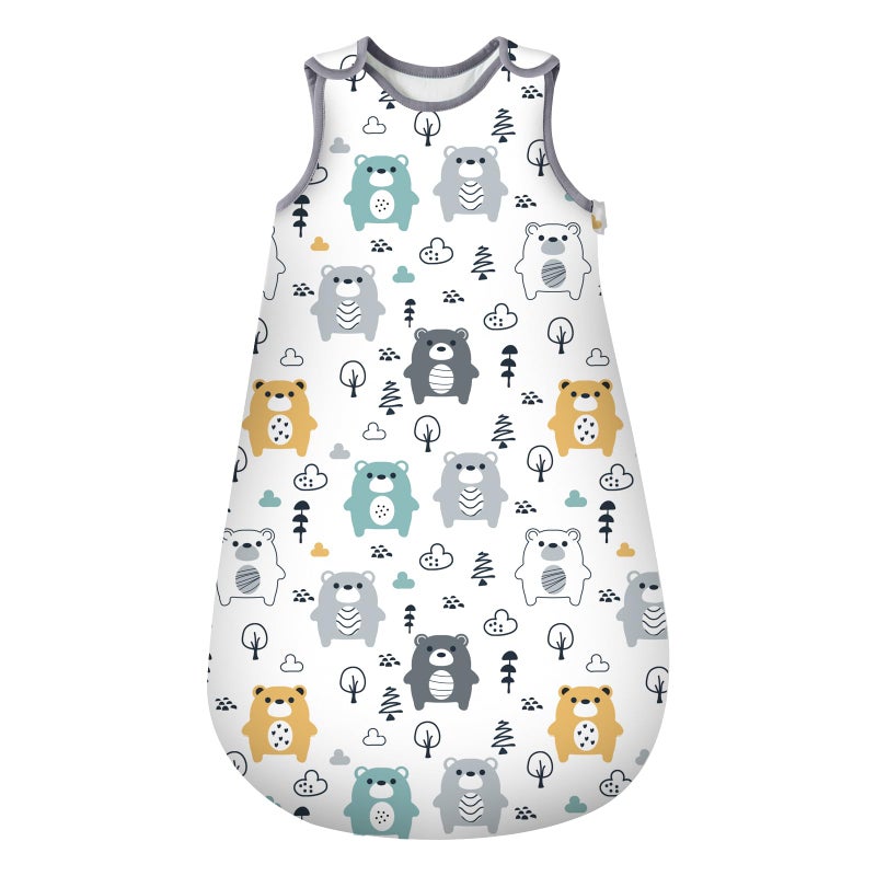 Mosebears Baby Sleeping Bag 2.5 Tog, Winter Children's Sleeping Bag Made of Cotton, Various Sizes from Birth to 24 Months, All Year Round - Image 1