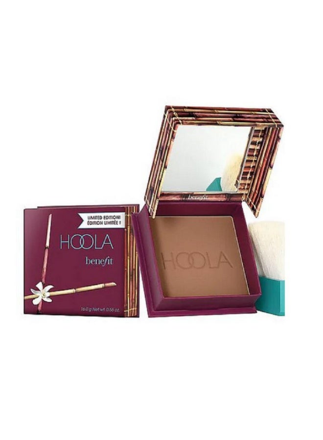Benefit Hoola Jumbo Matte Bronzer Limited Edition - 16g - Natural Matte Bronzing Powder with Mirror & Brush - Image 1