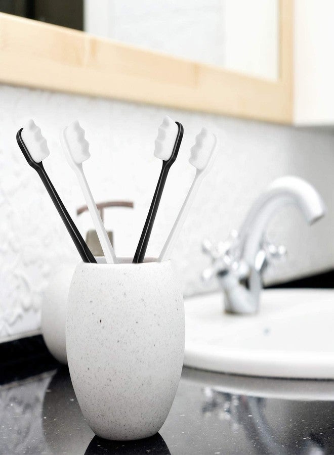 Athelas Pack Of 4 Extra Soft Manual Toothbrush With 20000 Activated Charcoal Bristles | Ultra Softness For Adults, Sensitive Gums & Teeth, Pregnant Women, Kids & Elders (Comfeel) - Image 3