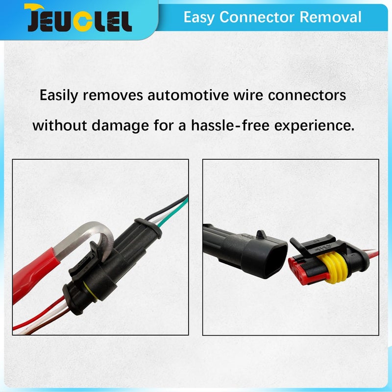 Jeuclel Automotive Electrical Terminal Connector Separator Removal Tool Remover  Electrical Connector Separator Tool Universal For Most Vehicles - Image 2