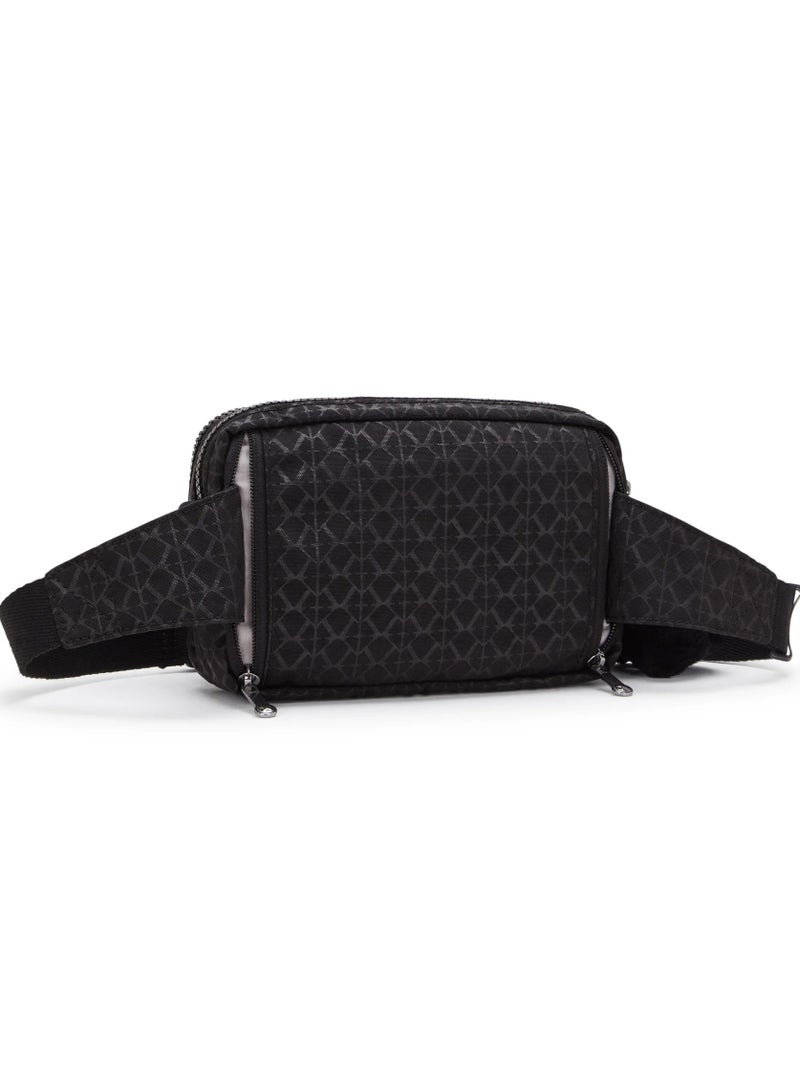 kipling حقيبة أبانو متعددة التوقيع الصغيرة القابلة للتحويل إلى حقيبة خصر مع حزام كتف قابل للإزالة - Image 2