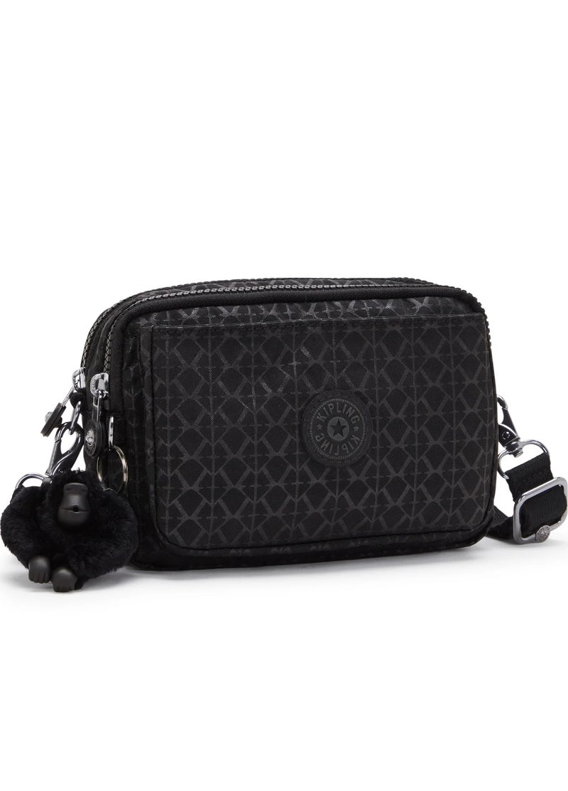 kipling حقيبة أبانو متعددة التوقيع الصغيرة القابلة للتحويل إلى حقيبة خصر مع حزام كتف قابل للإزالة - Image 5