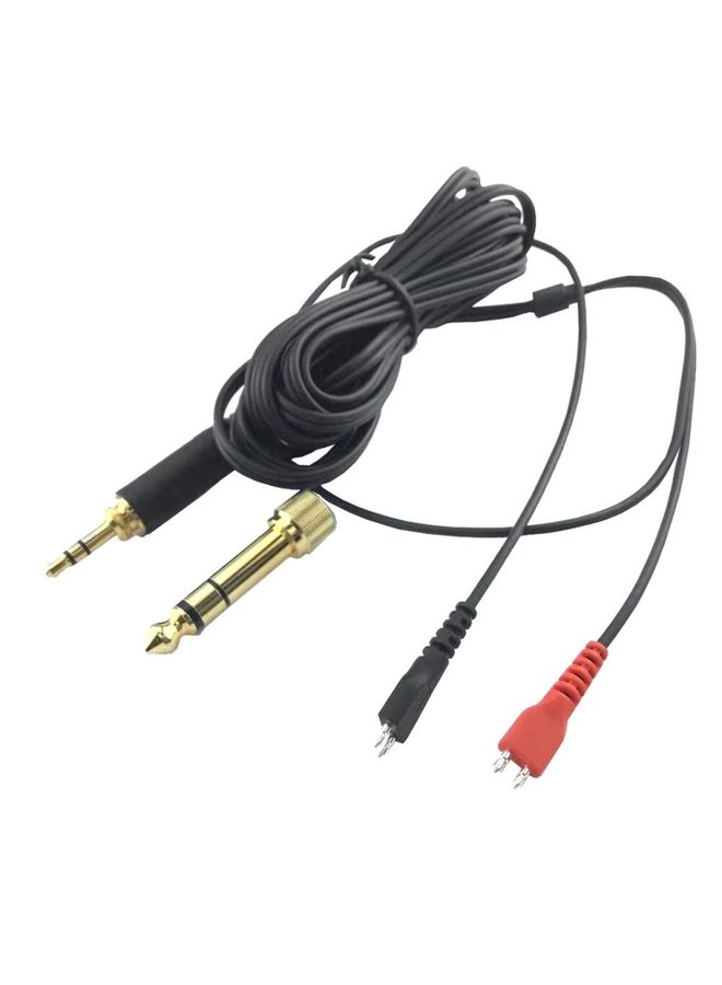 BURAQ For Sennheiser HD25 / HD560 / HD540 / HD480 / HD430 / HD250 Headset Audio Cable(Left Long Right Short)  - Image 1