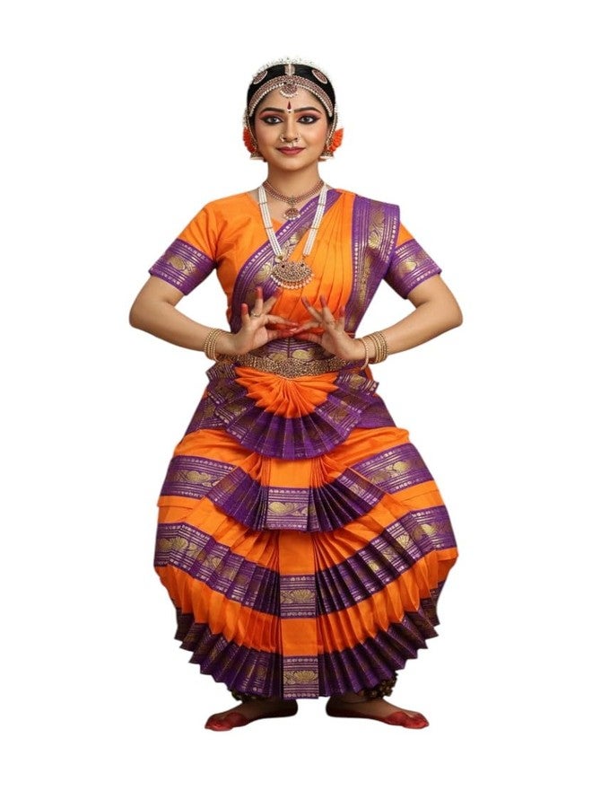 TWINKLE TOTS - All Bharatnatyam Dance Premium Costume For Girls, Dancer/Functions/Theme - Image 1