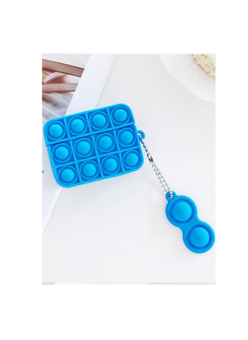 Generic - 3D Stress Relieve Fidget Toys Earphone Cover For Air Pods Case Pro Blue - Image 1