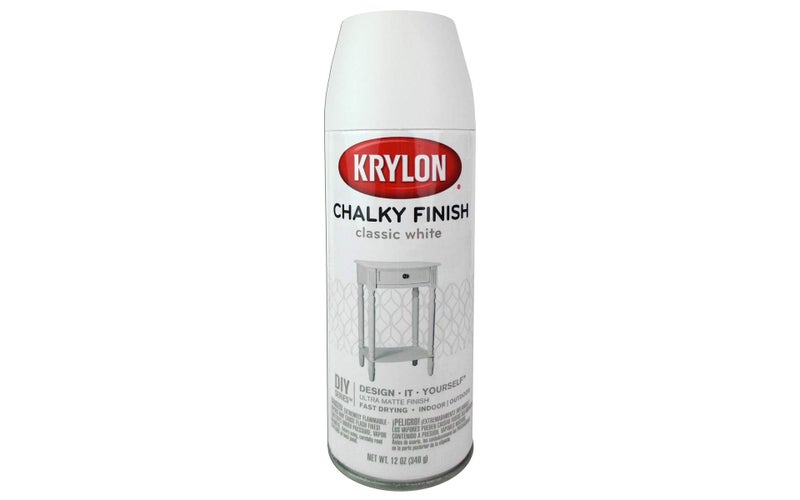 KRYLON 12 oz Krylon 4101 Classic White Chalky Finish Spray Paint Coating - Image 1