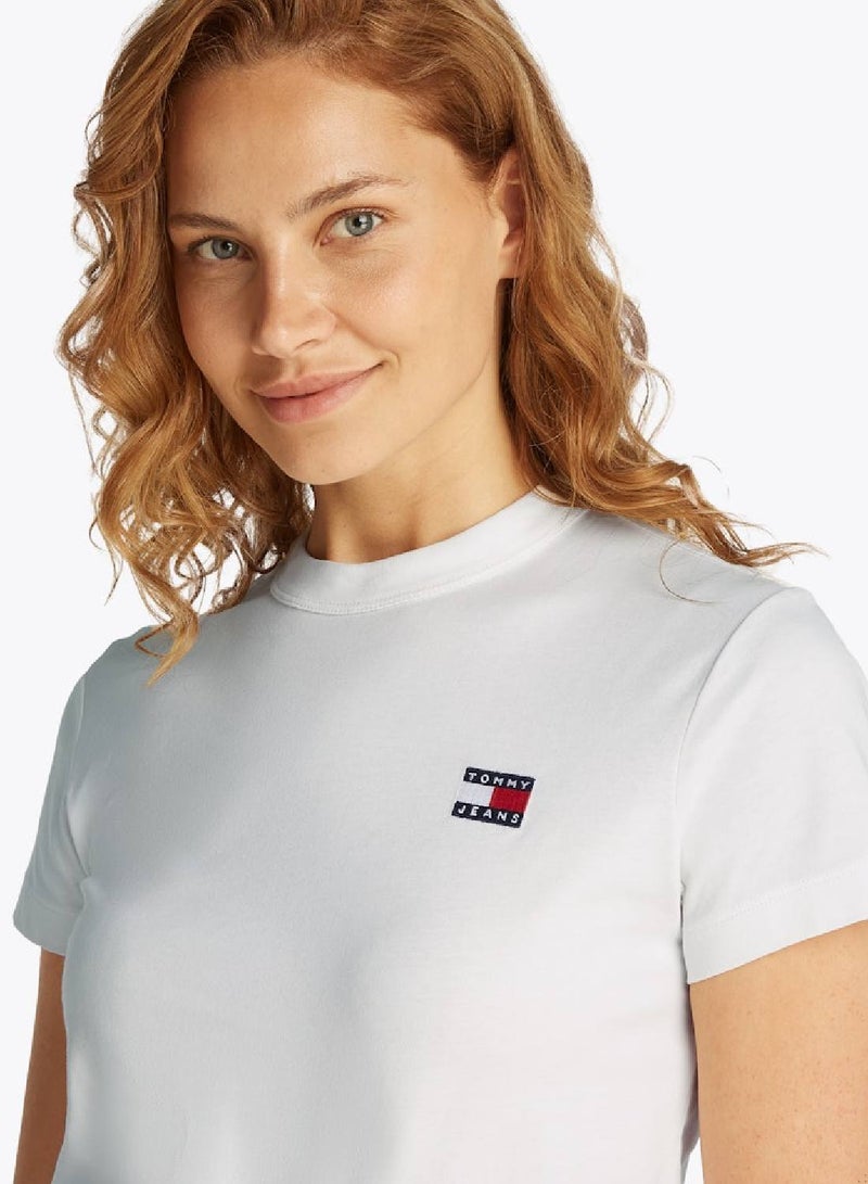 TOMMY JEANS Regular Fit Badge T-Shirt - Image 5