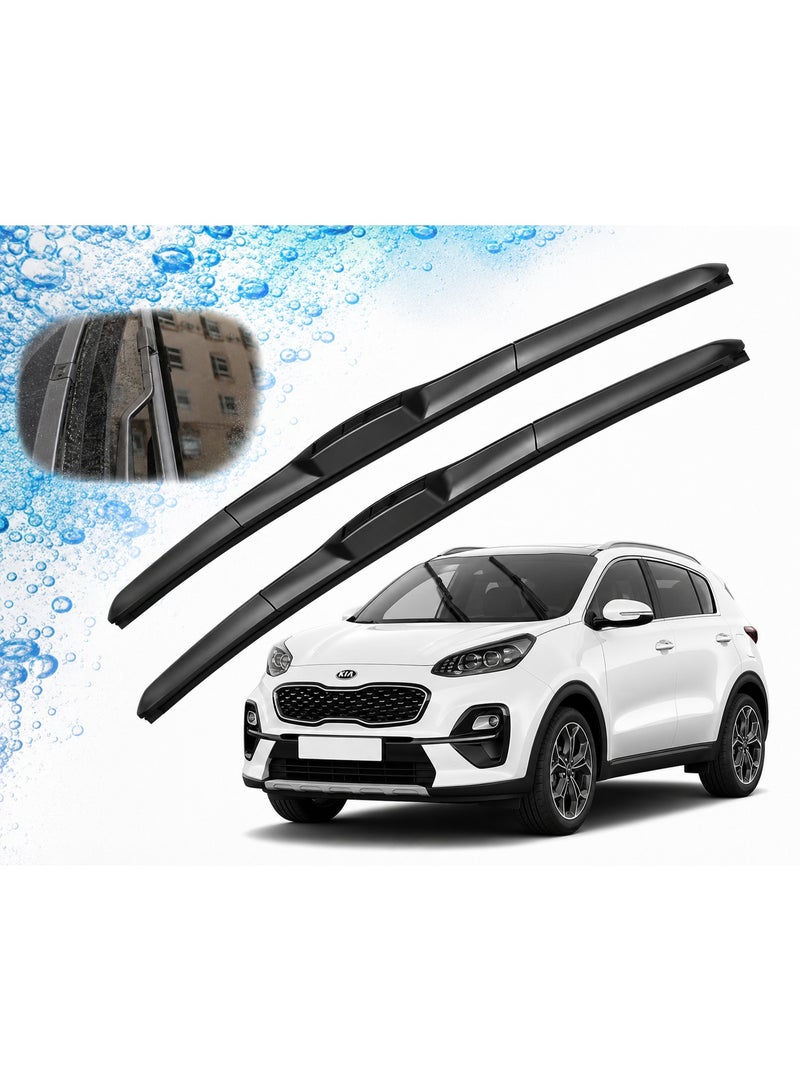 Elshafey front Windshield Wiper Blades for KIA Sportage 2015 - 2021 - Image 1