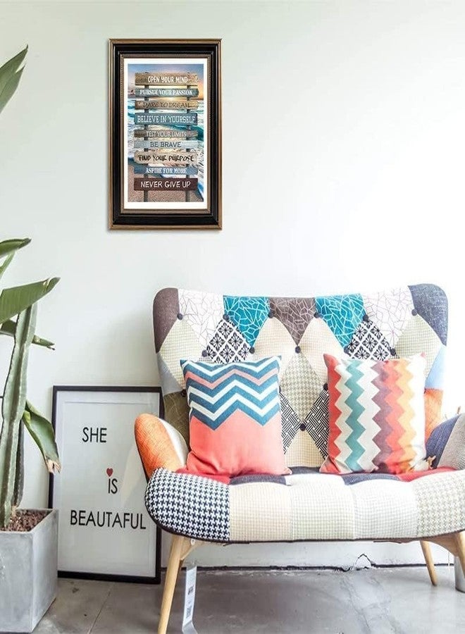 TREXEE DIY Paint by Numbers Kit For Kids & Adults (16x20 inch) Canvas Positive Quotation DIY Oil on Canvas DIY Oil Painting Kit for Adults and Kids Beginners DIY Acrylic PNB Painting Wall Decor Paint Modern Home Decor (Frameless) - Image 3