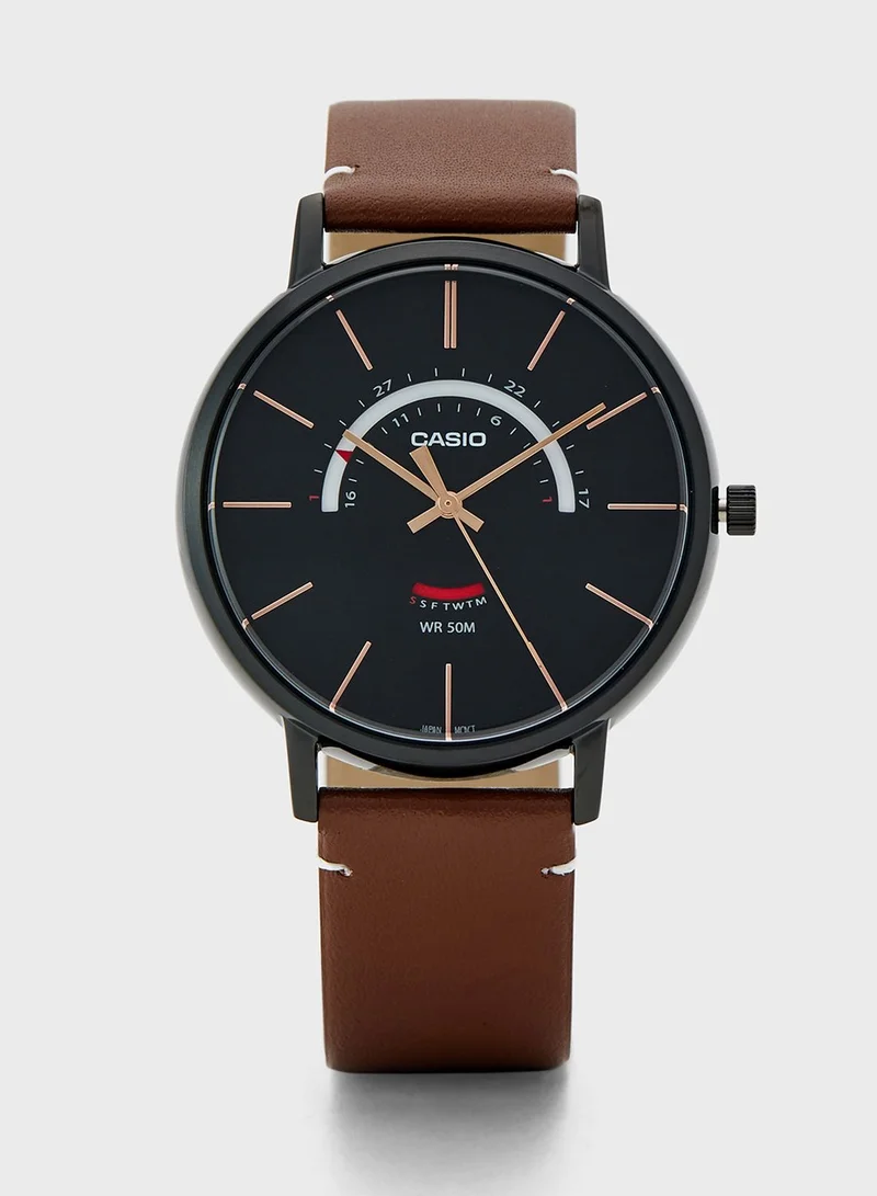 CASIO Classic Leather Strap Analog Watch