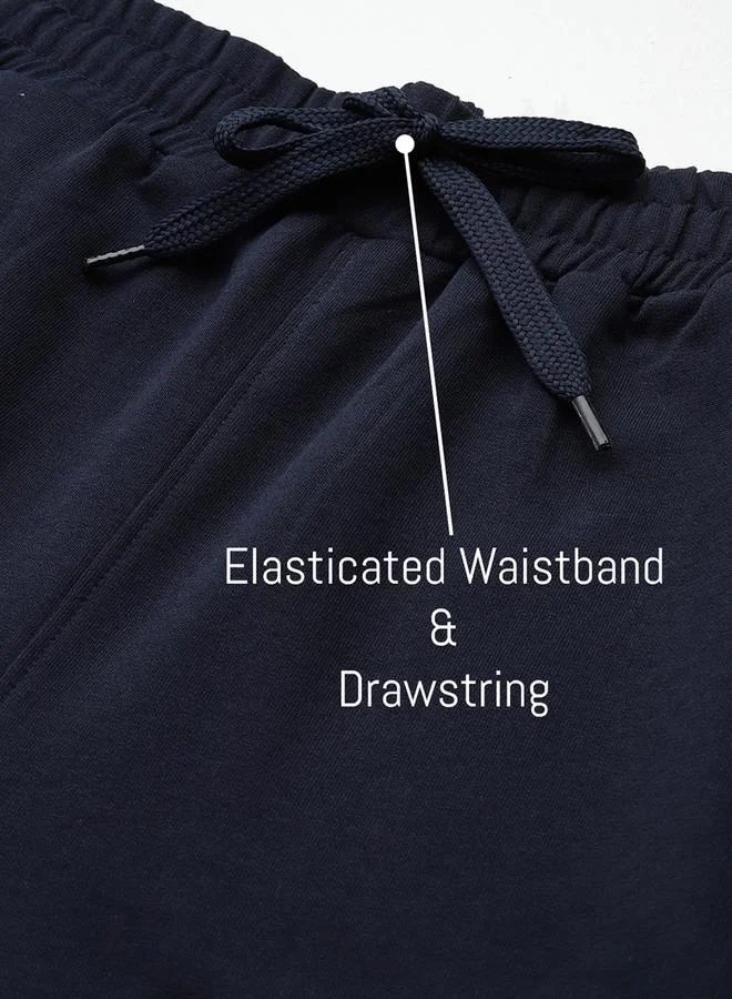 جون بلاير شورت قطن منزلي كحلي رجالي